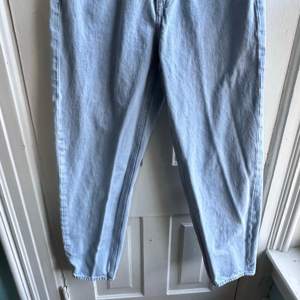 GAP Barrel Jeans High Rise Light Wash Denim Size 28 Tall - Picture 6 of 8